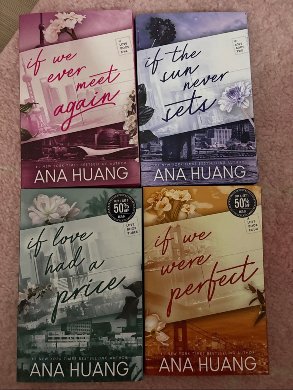 If We Ever Meet Again - Pink Hardcover Novel